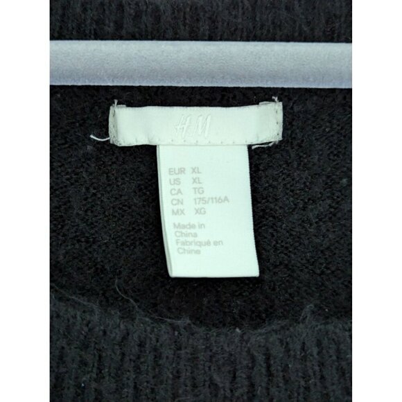 H&M Jeweled Pullover Sweater Wool Blend Women's Size XL - Picture 4 of 5